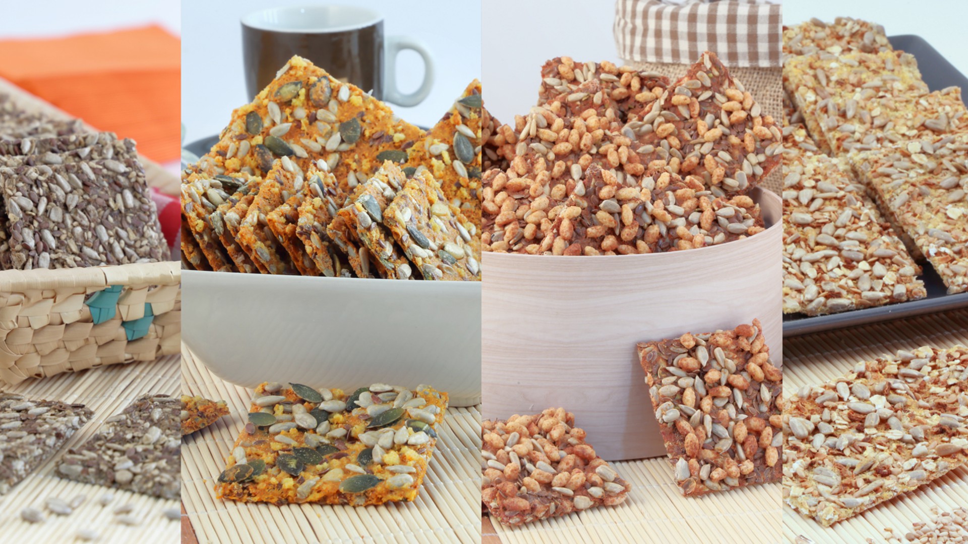 Tanti piacevoli crackers naturali